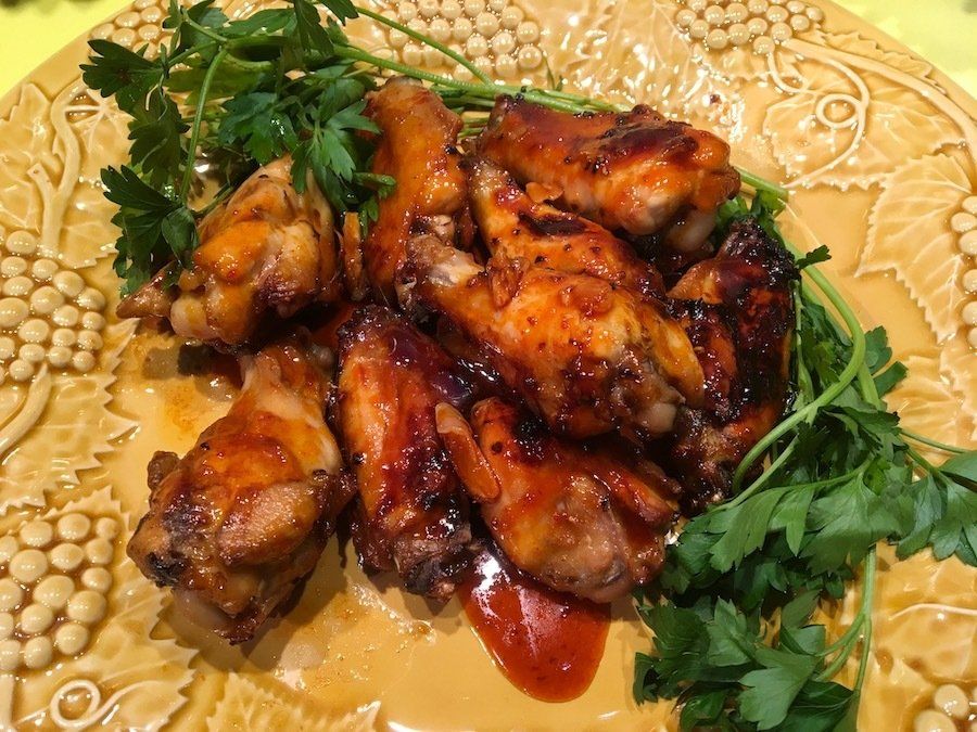 Sticky Baked Chicken Wings